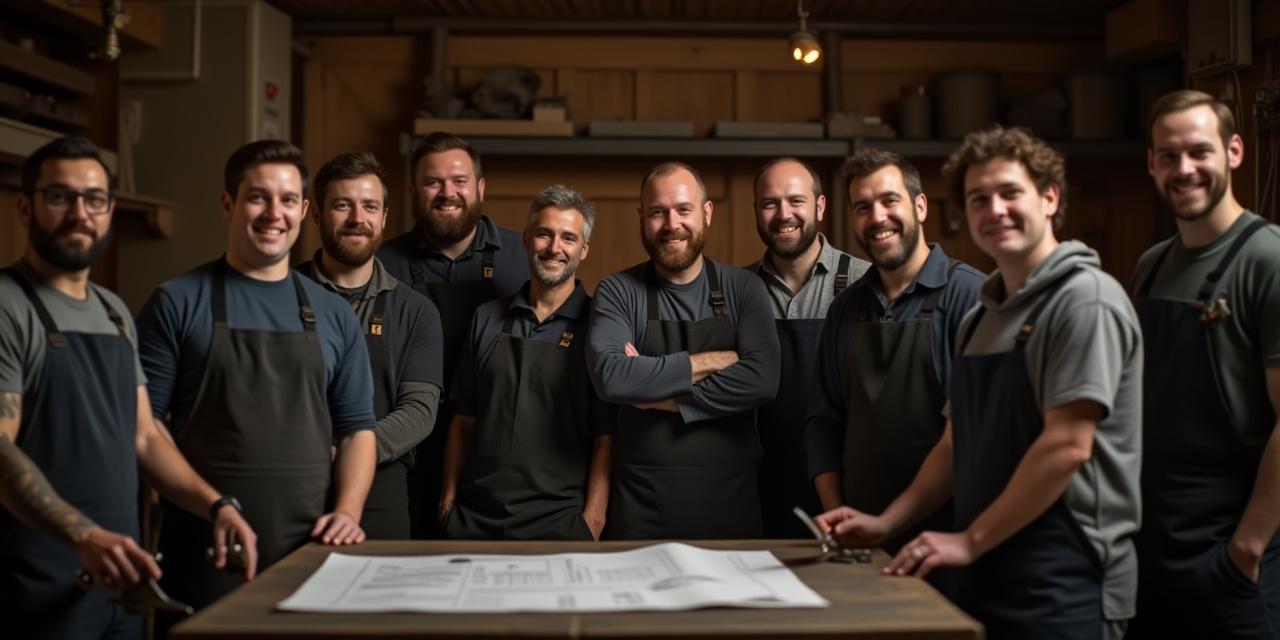 Equipo de Metal y Sabor colaborando en el taller