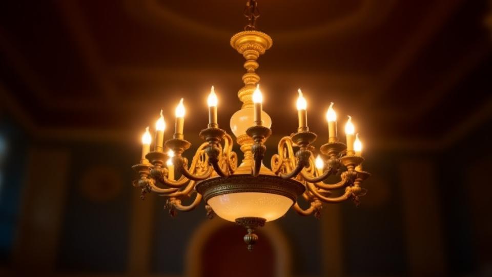 Luminaria restaurada, limpia y brillante, iluminando